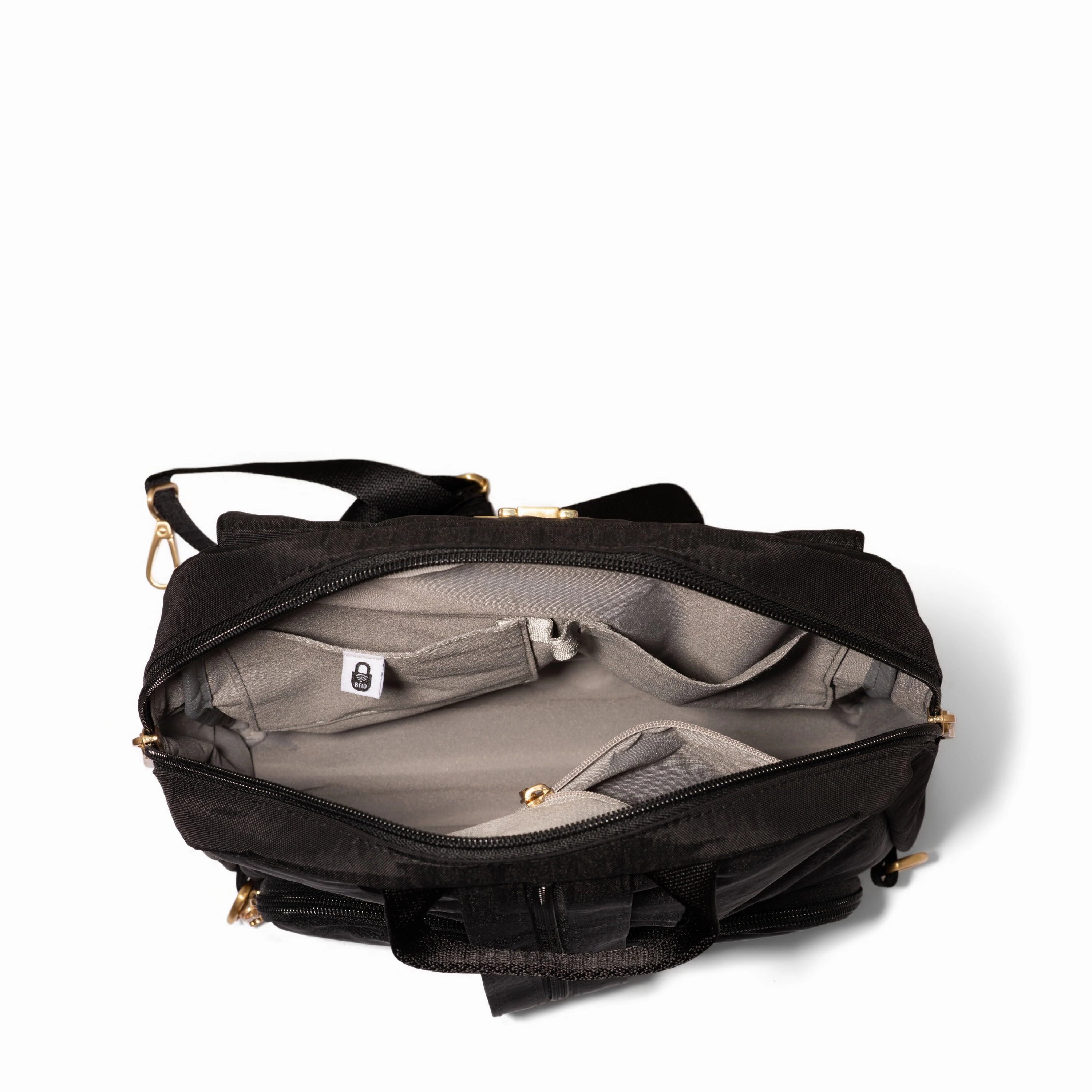 baggallini Coastal Flip Lock Day Pack Convertible Backpack Sling