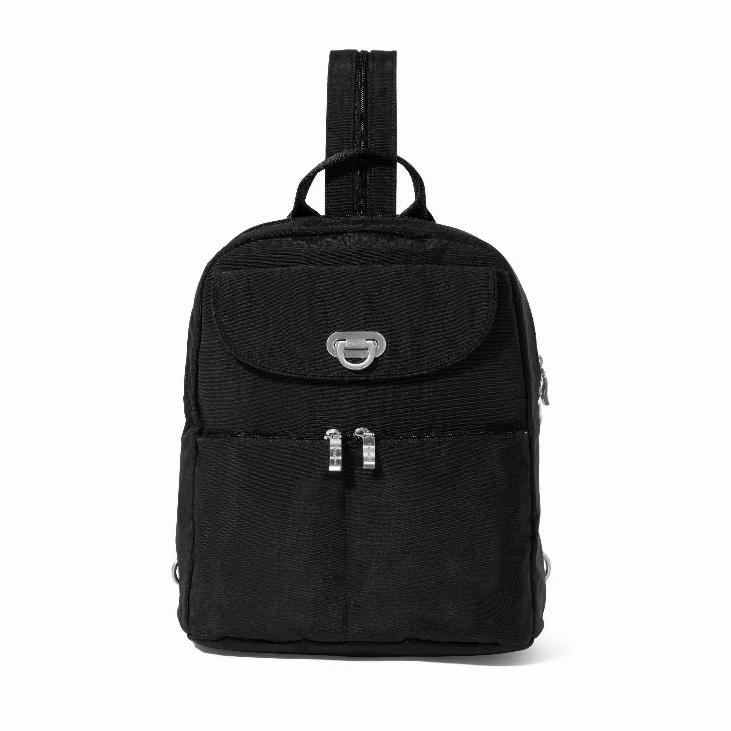 baggallini Coastal Flip Lock Day Pack Convertible Backpack Sling