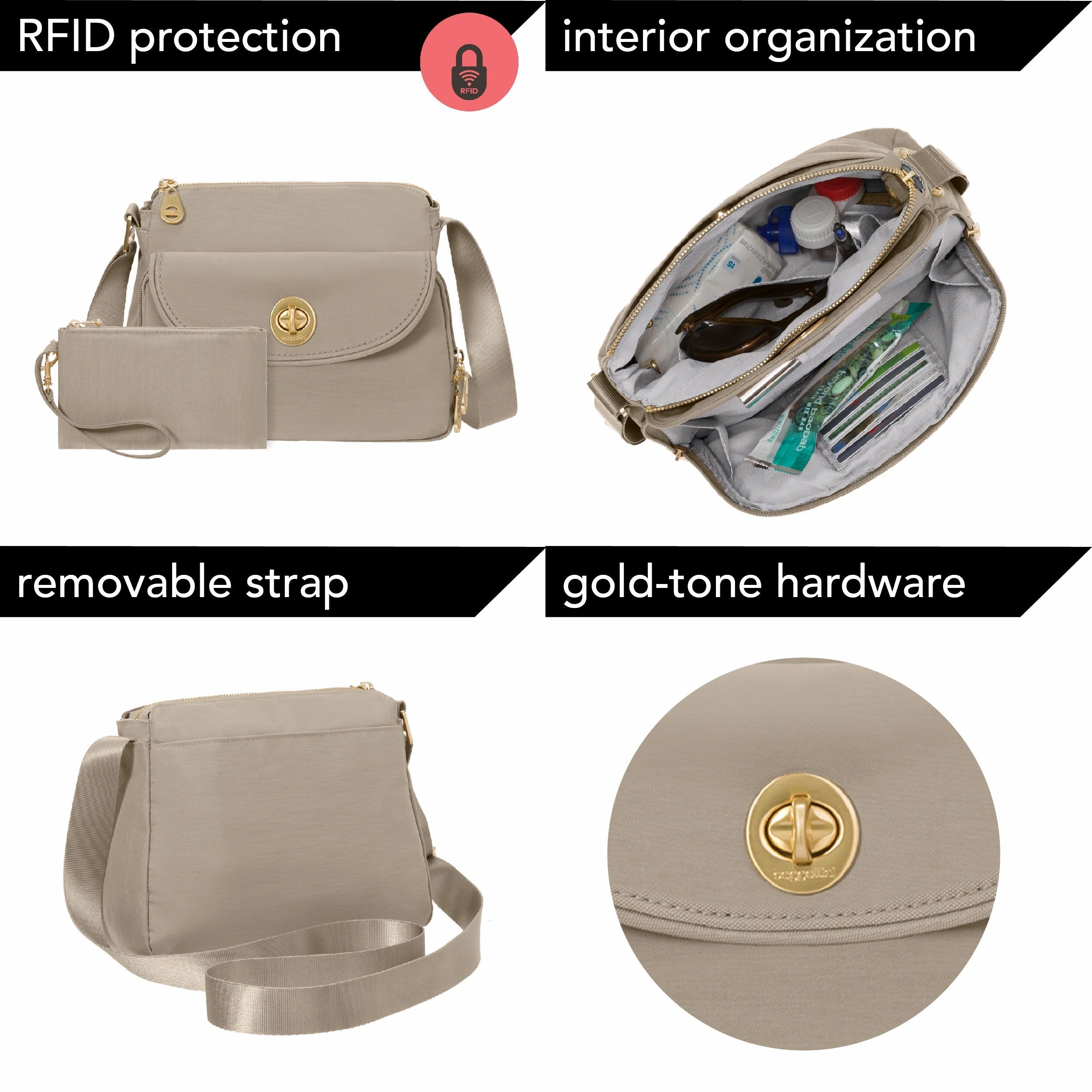 Baggallini Provence Crossbody