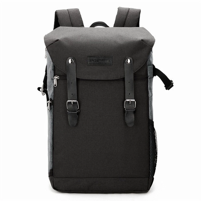 Bagsmart Men Multifunctional Camera Backpack Dslr Bag For 15.6 Laptops Waterproof Rain Cover For