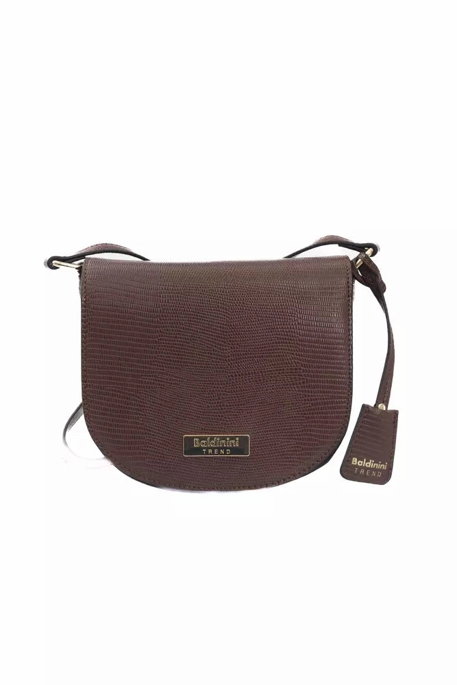 Baldinini Trend Brown Polyurethane Women Crossbody Bag
