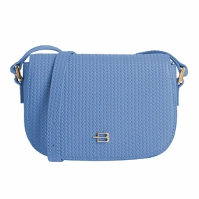 Baldinini Trend Chic Woven Calfskin Crossbody Women's Bag