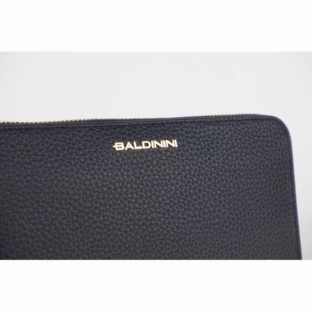 Baldinini Trend Elegant Leather Zip Wallet - Timeless Women's Accessory - One Size