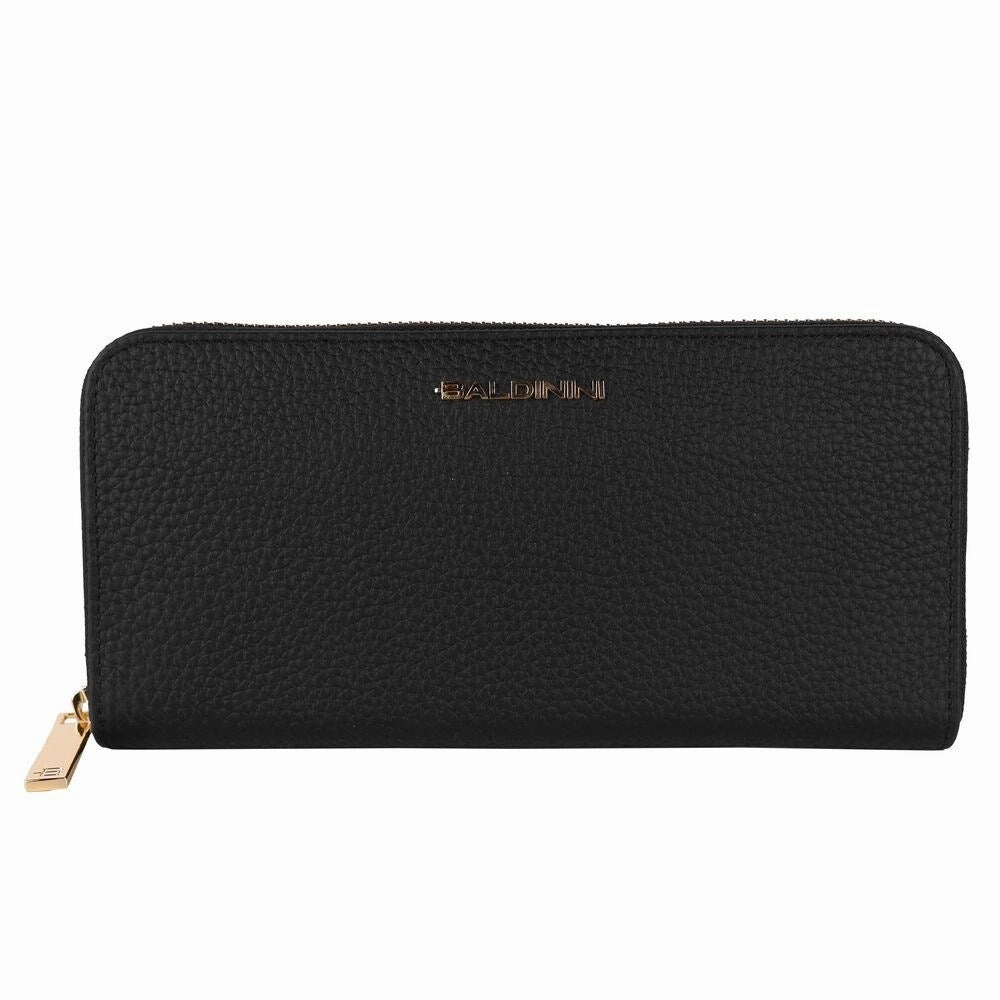 Baldinini Trend Elegant Leather Zip Wallet - Timeless Women's Accessory - One Size