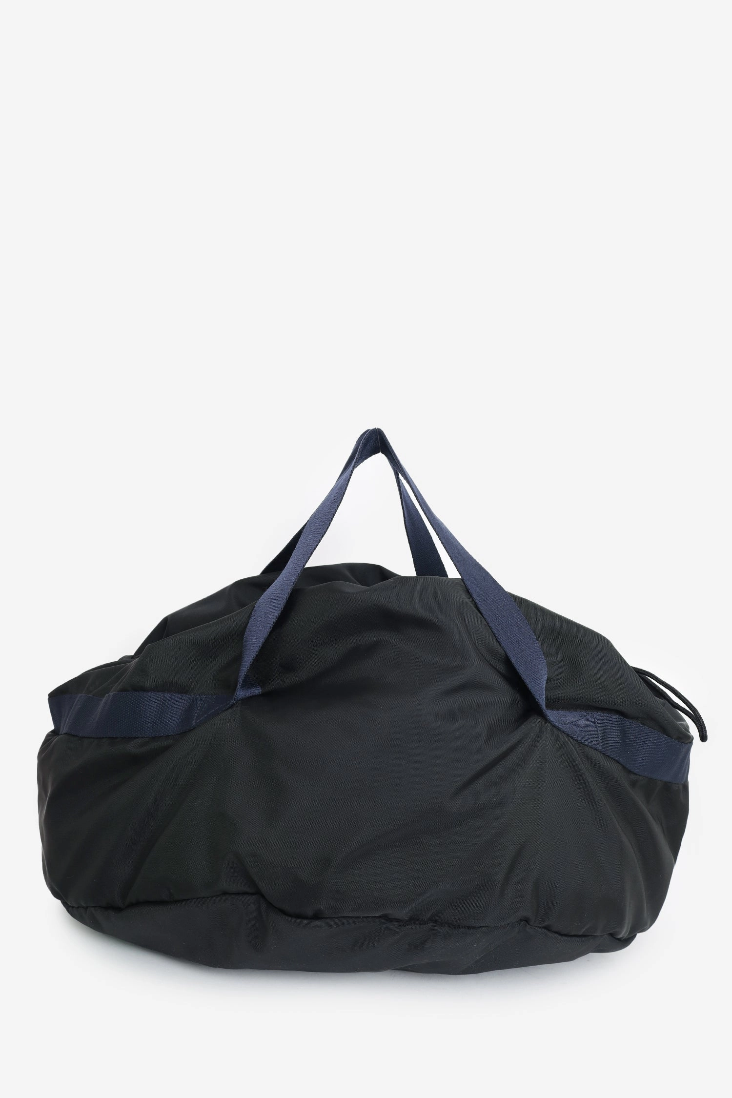 Balenciaga Black Nylon Logo Embroidered S Wheel Gym Bag