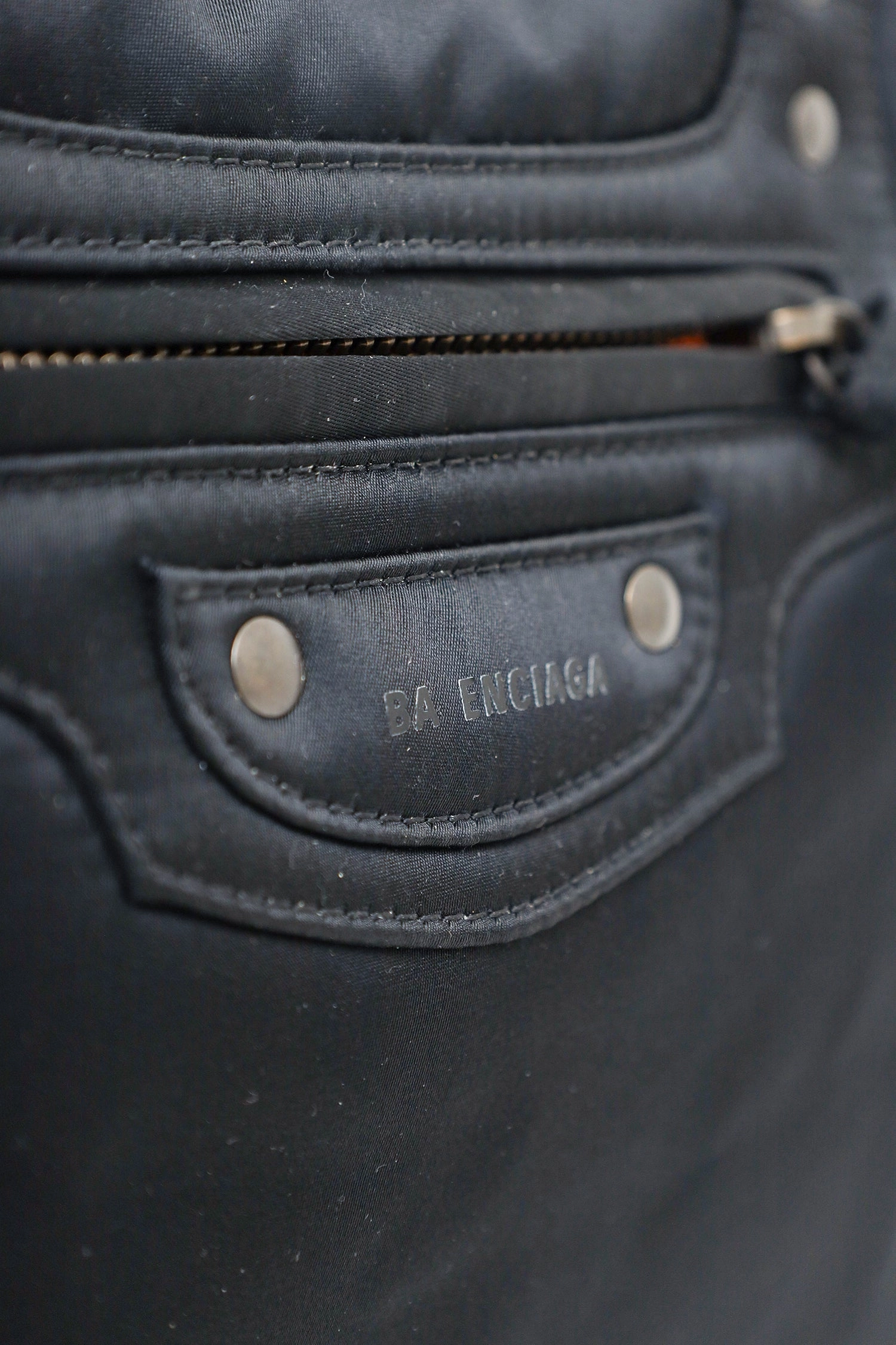 Balenciaga Black Nylon Neo Classic Medium Shoulder Bag