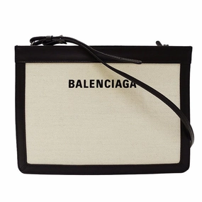 Balenciaga ivory Canvas Shoulder Bag (Pre-Owned)