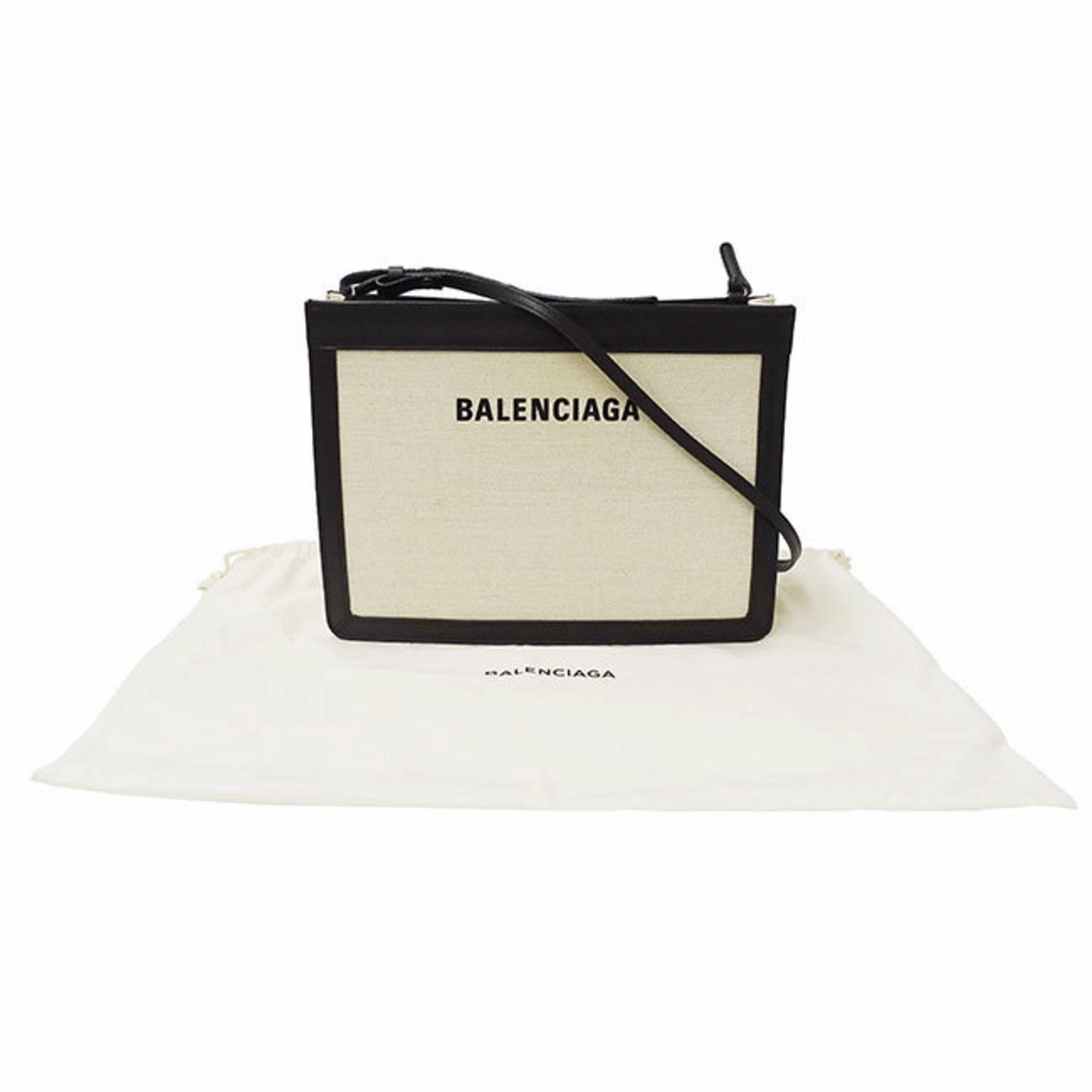 Balenciaga ivory Canvas Shoulder Bag (Pre-Owned)