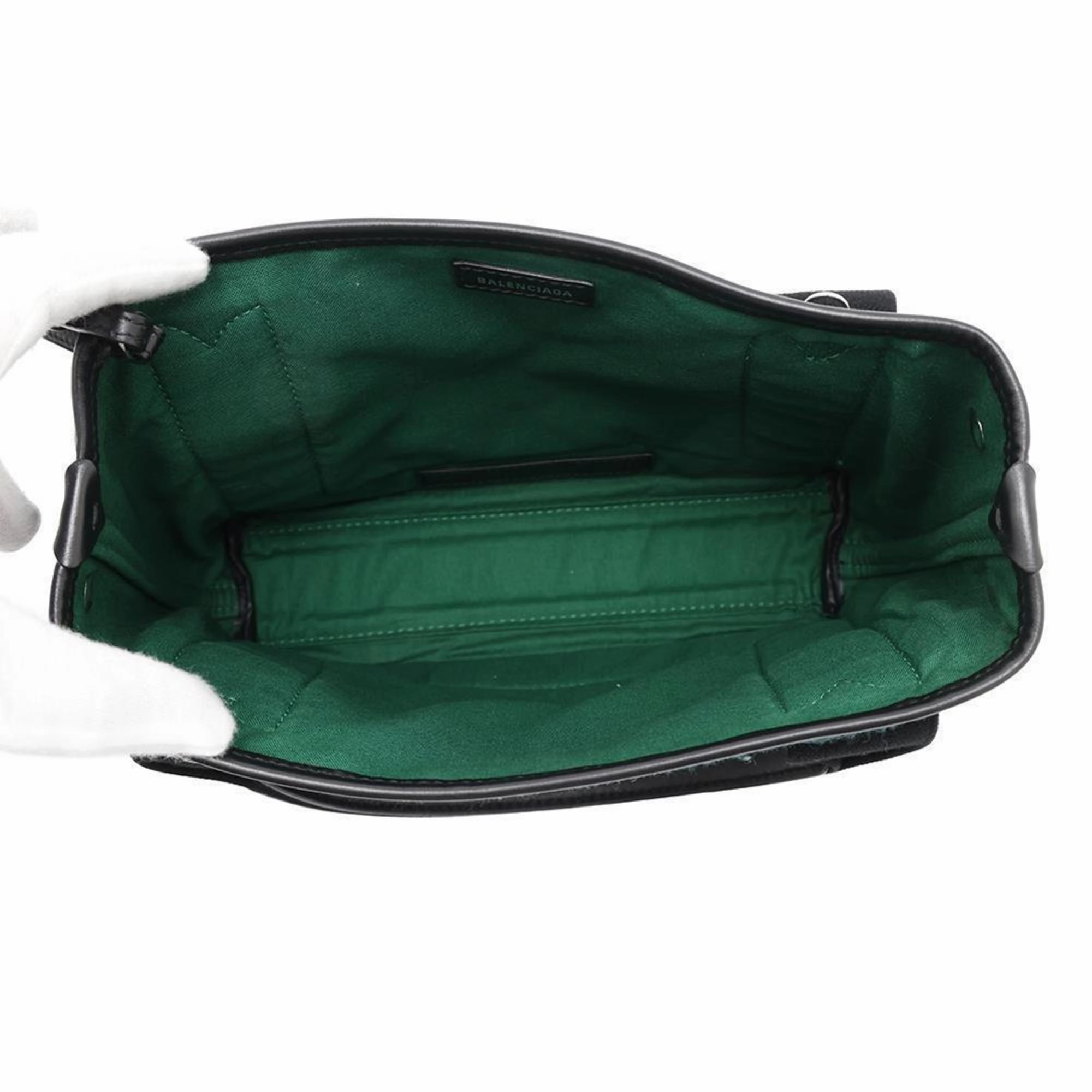 Balenciaga  Wool Canvas Handbag Shoulder Bag (Pre-Owned)