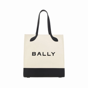 Bally Chic Monochrome Leather Tote Women's Bag