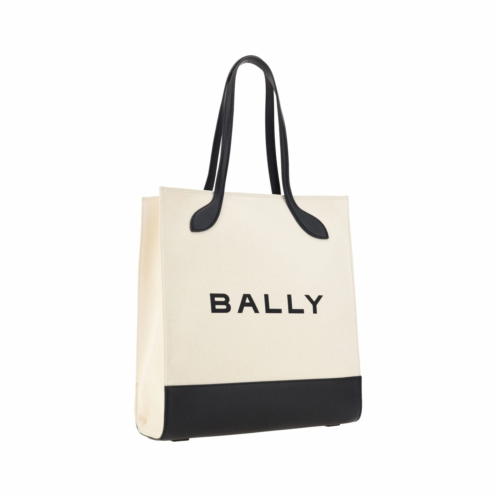 Bally Chic Monochrome Leather Tote Women's Bag
