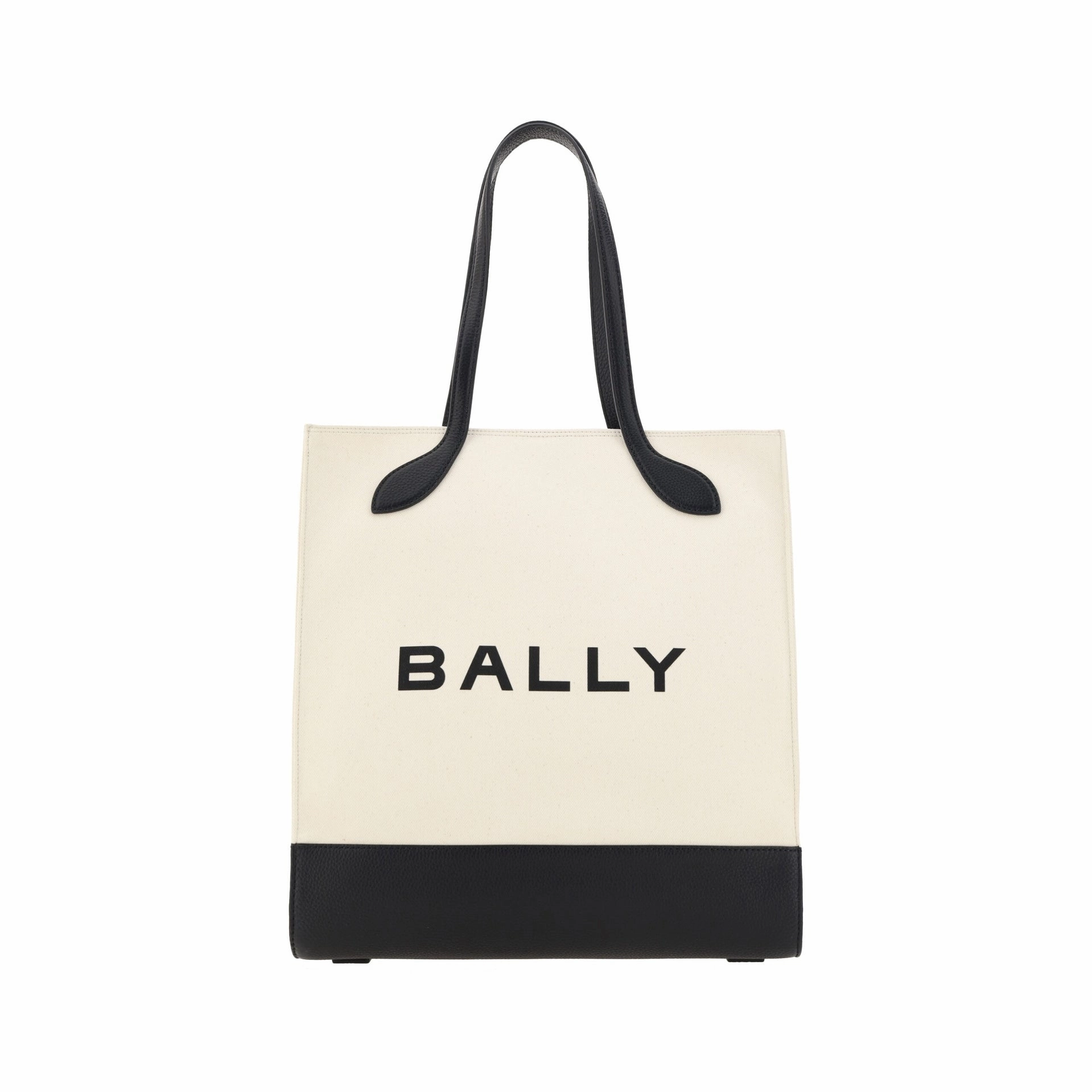 Bally Chic Monochrome Leather Tote Women's Bag