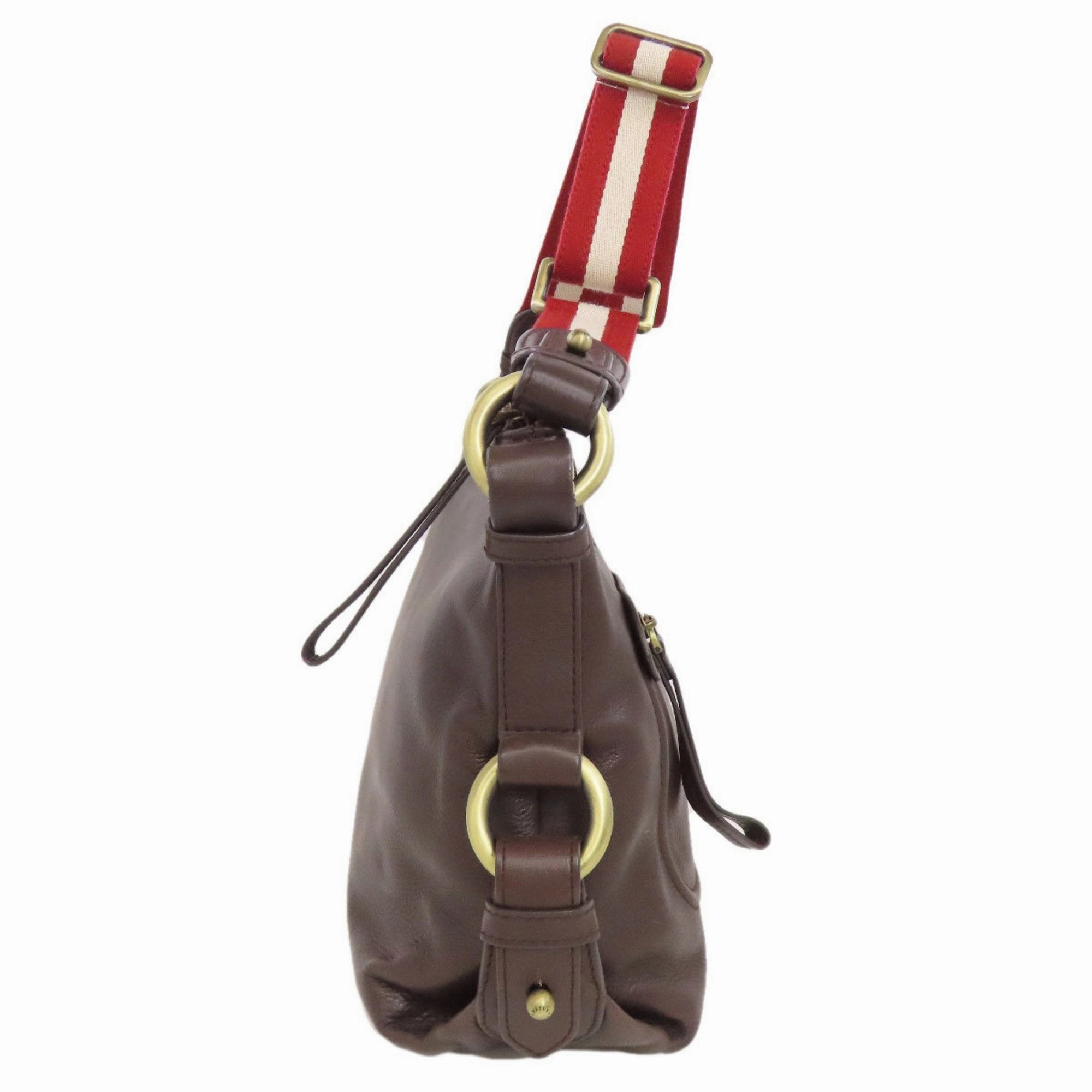 Bally Leather Shoulder Bag (Pre-Owned)