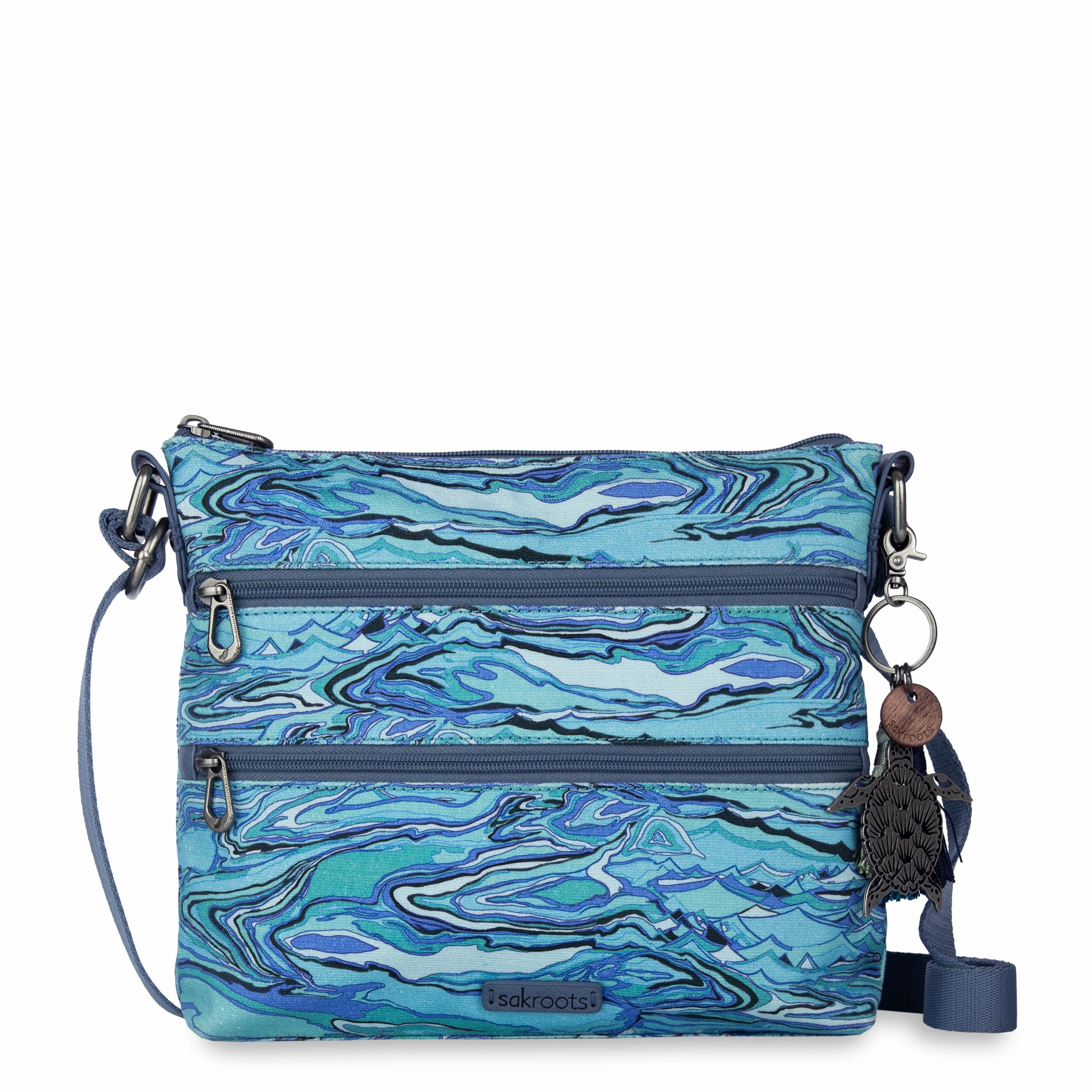 Basic Crossbody - Canvas - Reef Water Nation