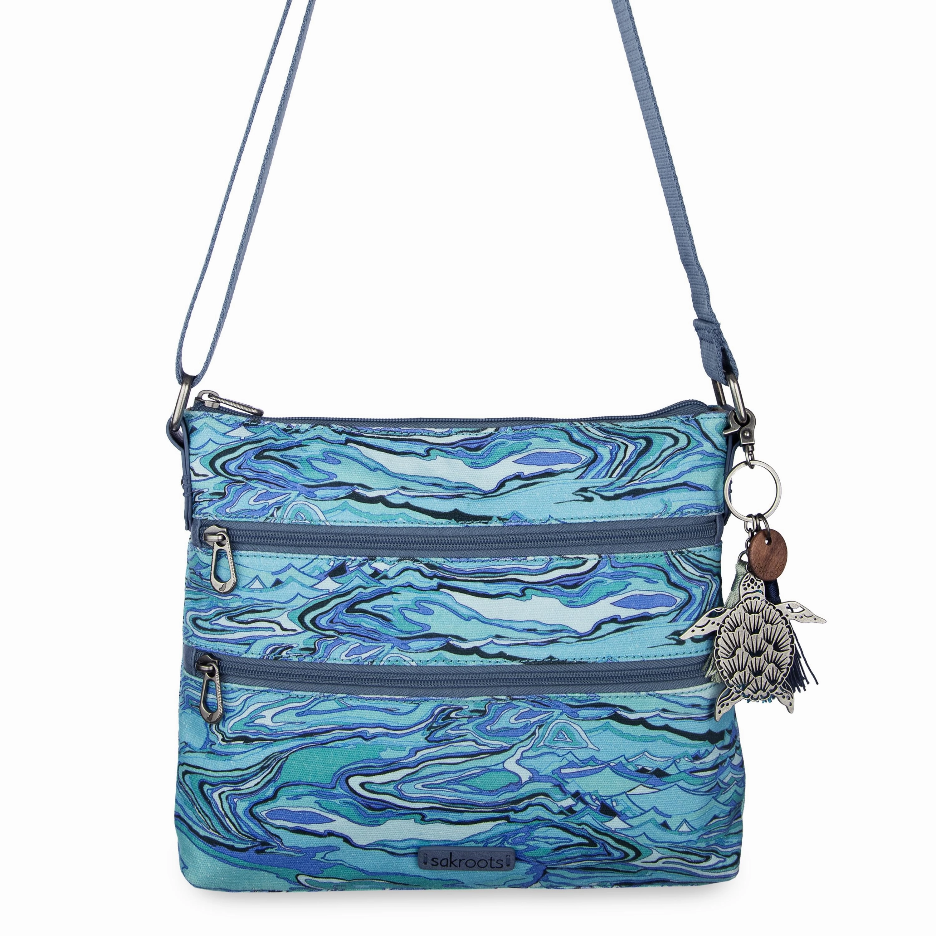 Basic Crossbody - Canvas - Reef Water Nation