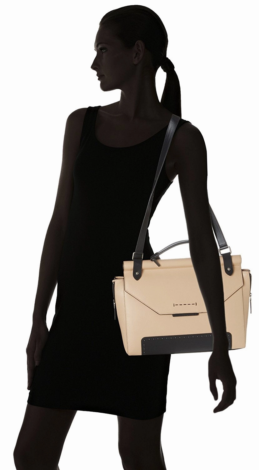 BCBGeneration Handbags Shoes Rivingston GSZ399RW Satchel Driftwood Combo