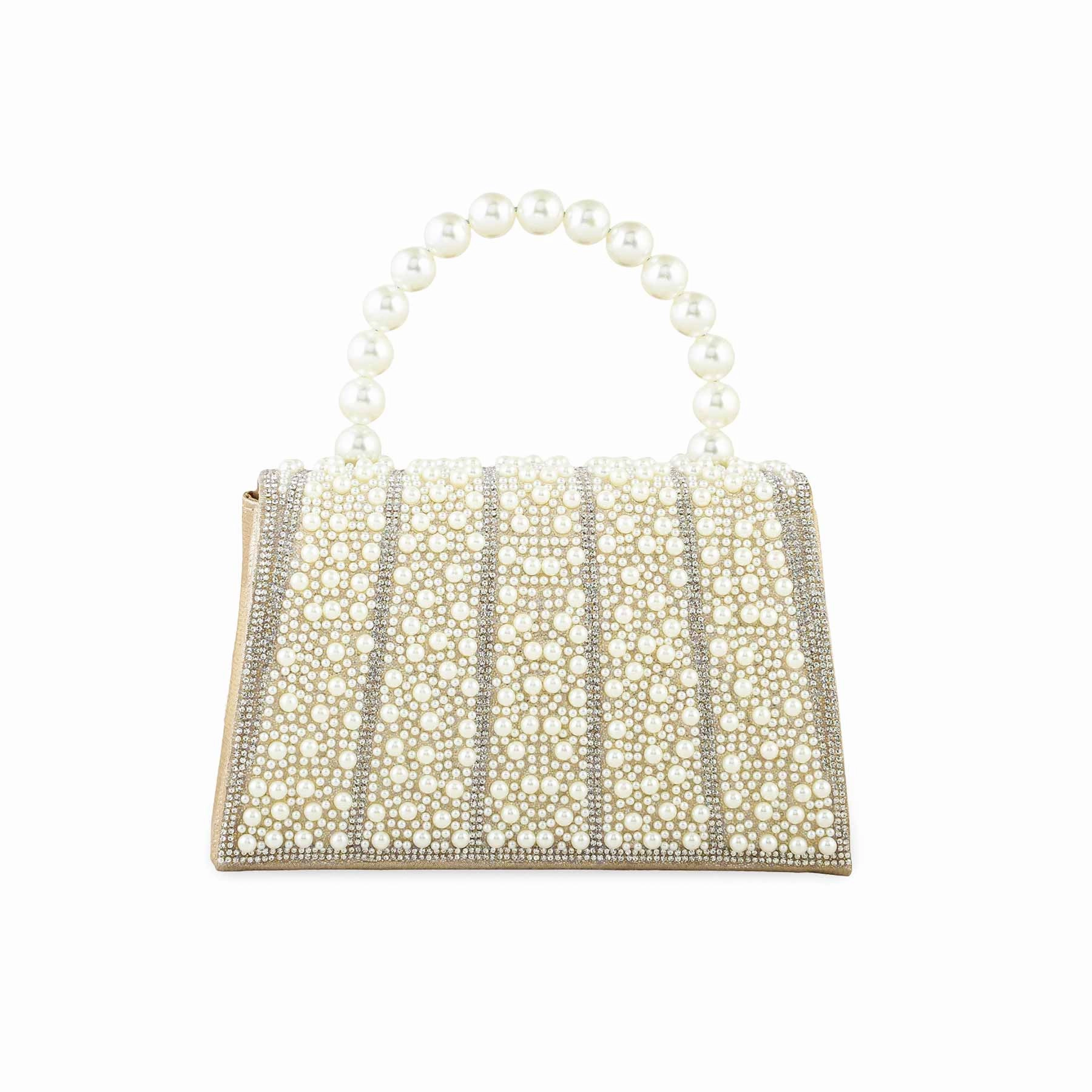 Beige Bridal Clutch P24367