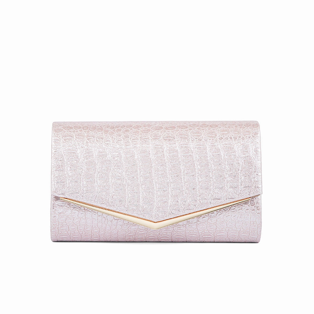 Beige Fancy Clutch P24158