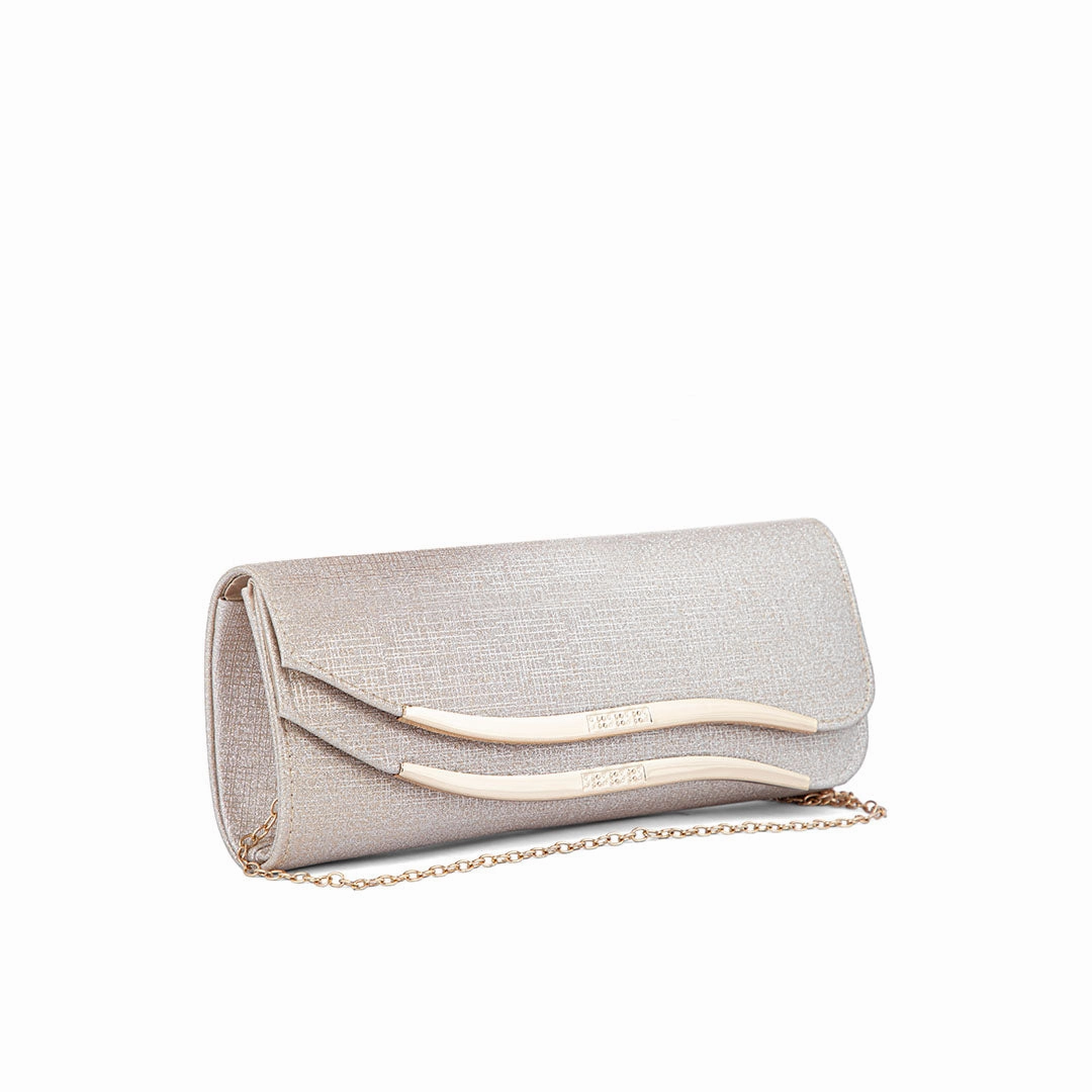Beige Fancy Clutch P24172