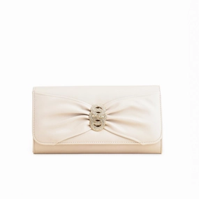Beige Formal Clutch P24218