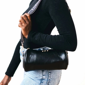 Bellamy Barrel Bag In Black