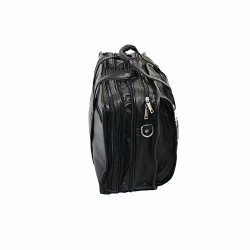 Bellino Expandable Soft Briefcase, Black
