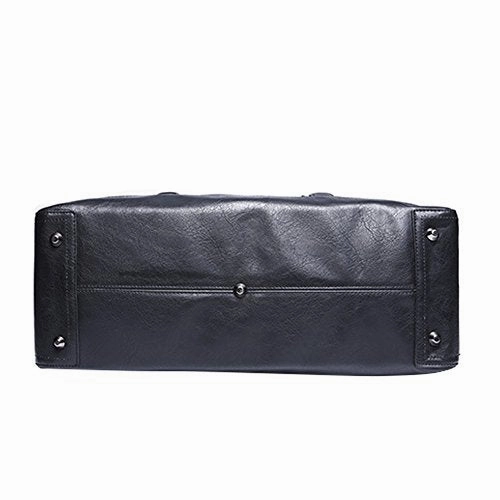 Berchirly Mens Large Messenger Laptop Bag Business Computer Briefcase Bag Black