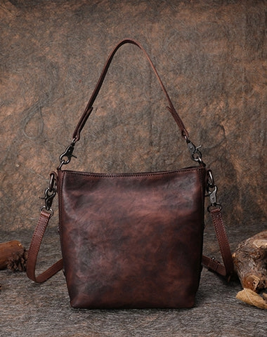 Best Green Leather Womens Vintage Tote Handbag Handmade Tote Crossbody Purse for Ladies