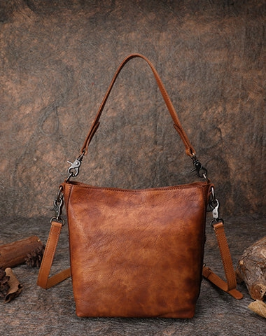 Best Green Leather Womens Vintage Tote Handbag Handmade Tote Crossbody Purse for Ladies