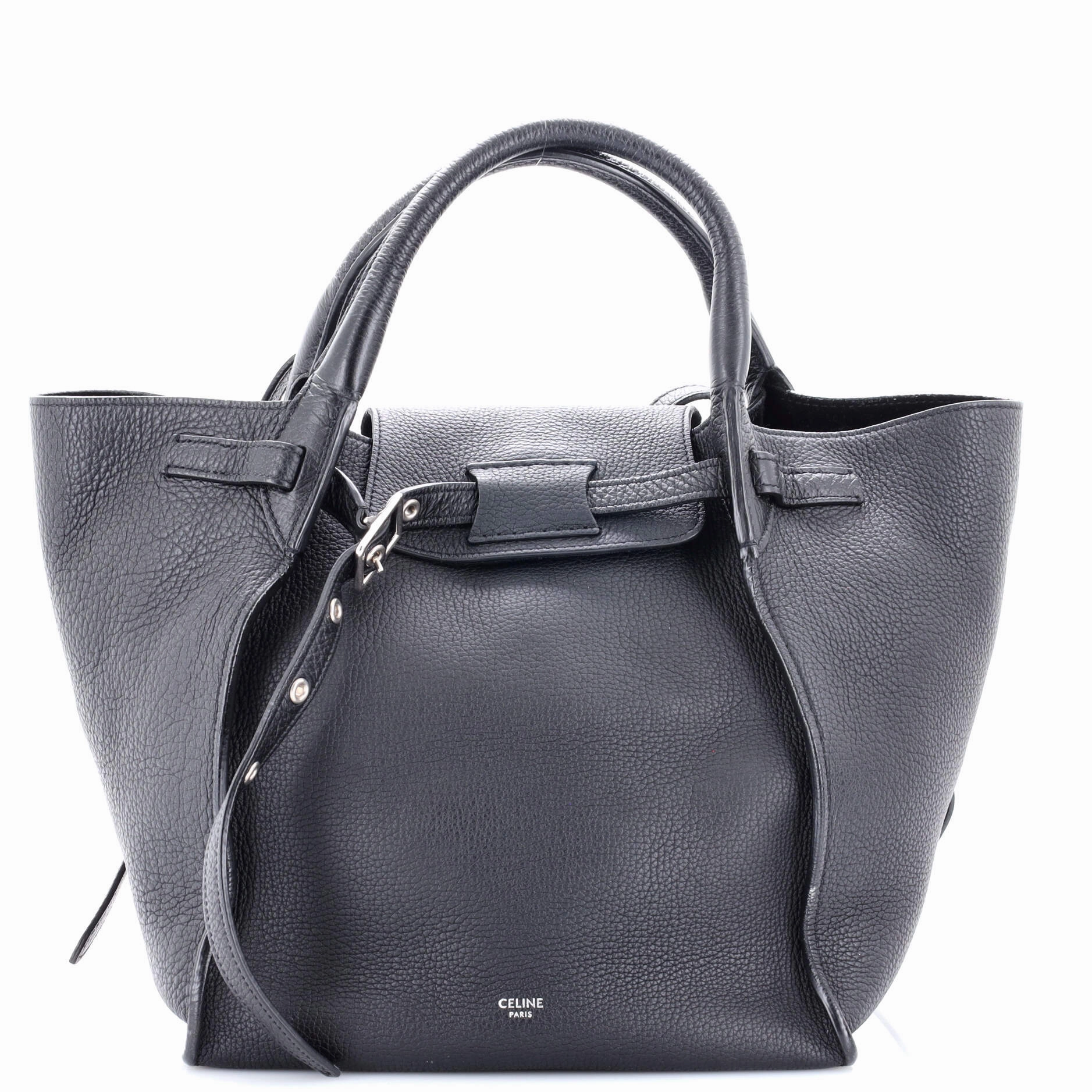 Big Bag Grained Calfskin Small