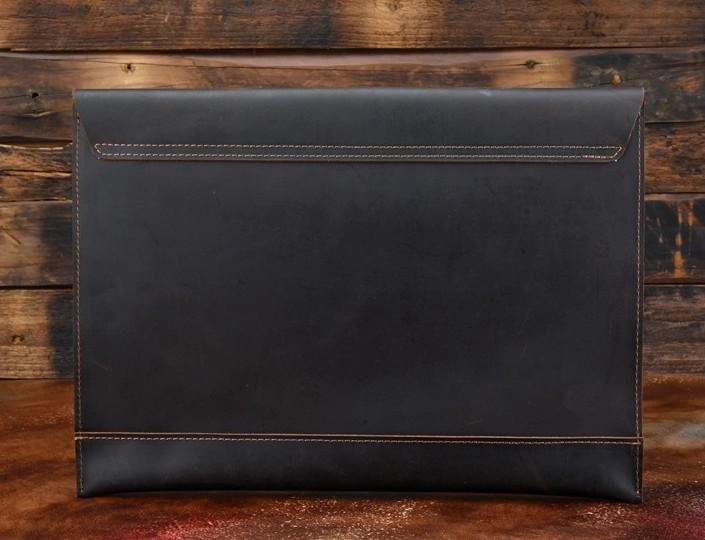 BLACK and BROWN MENS LEATHER SLIM CLUTCH PURSE BAG CLUTCH BAG FOR MEN