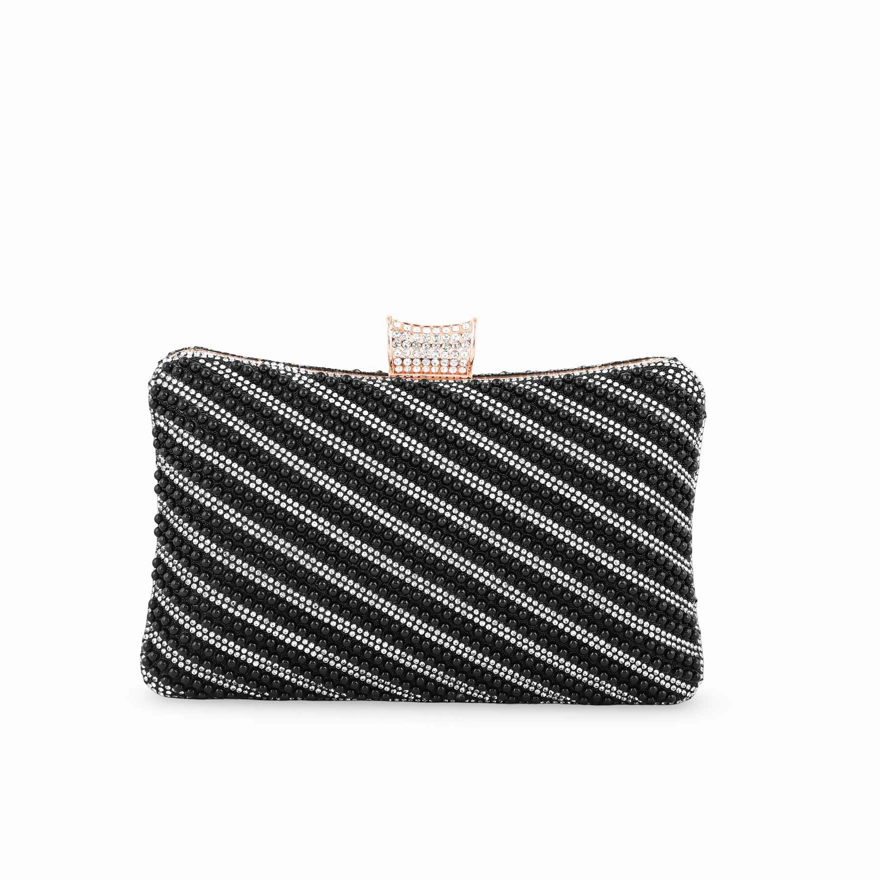 Black Bridal Clutch P24355