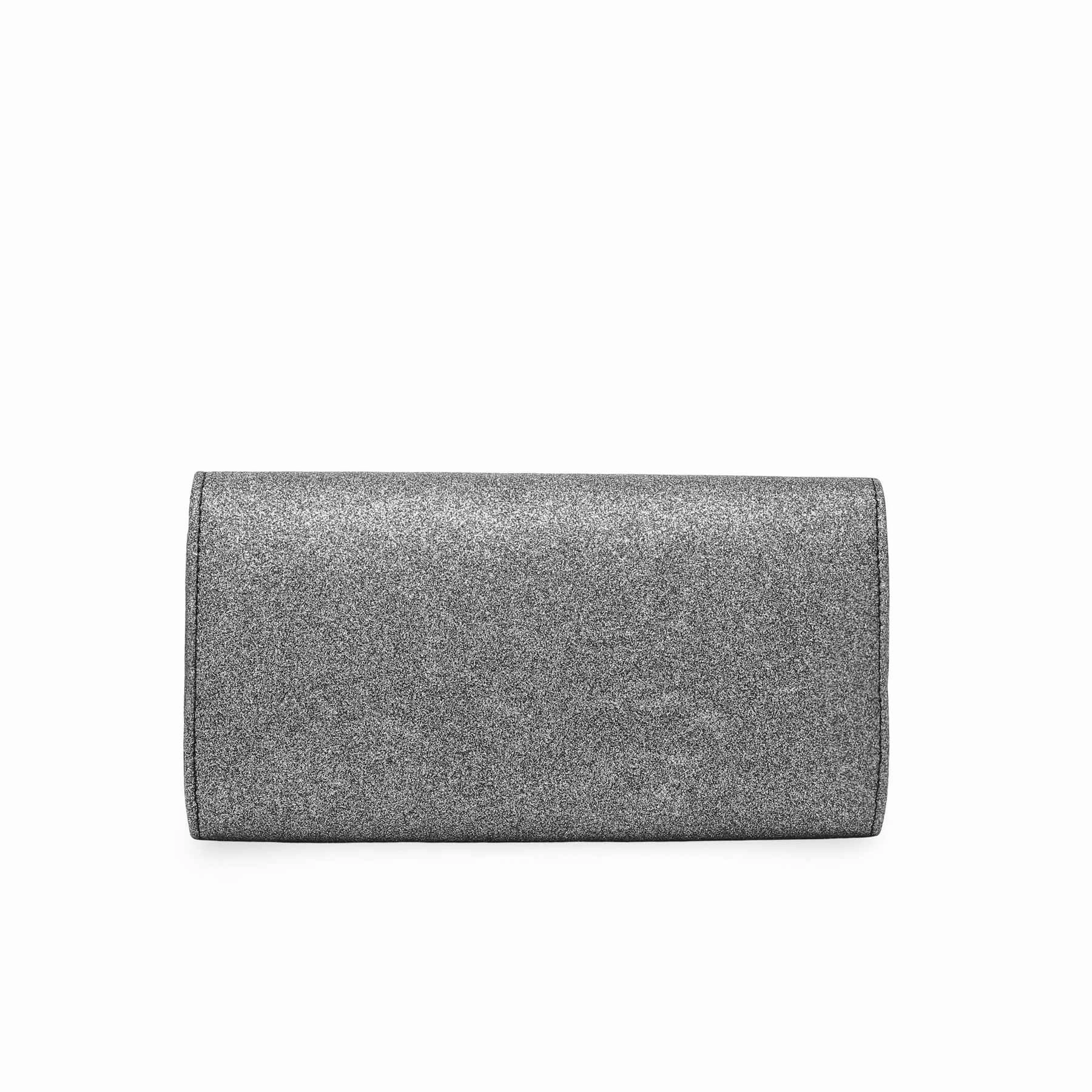 Black Fancy Clutch P15338