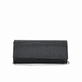 Black Fancy Clutch P24328