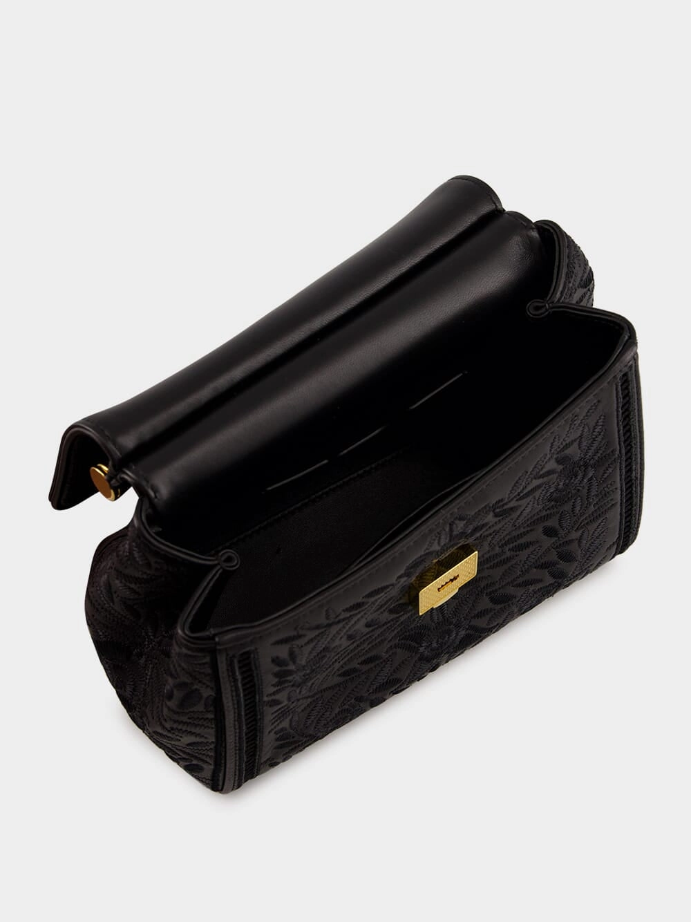 Black Medium Sicily Nappa Handbag