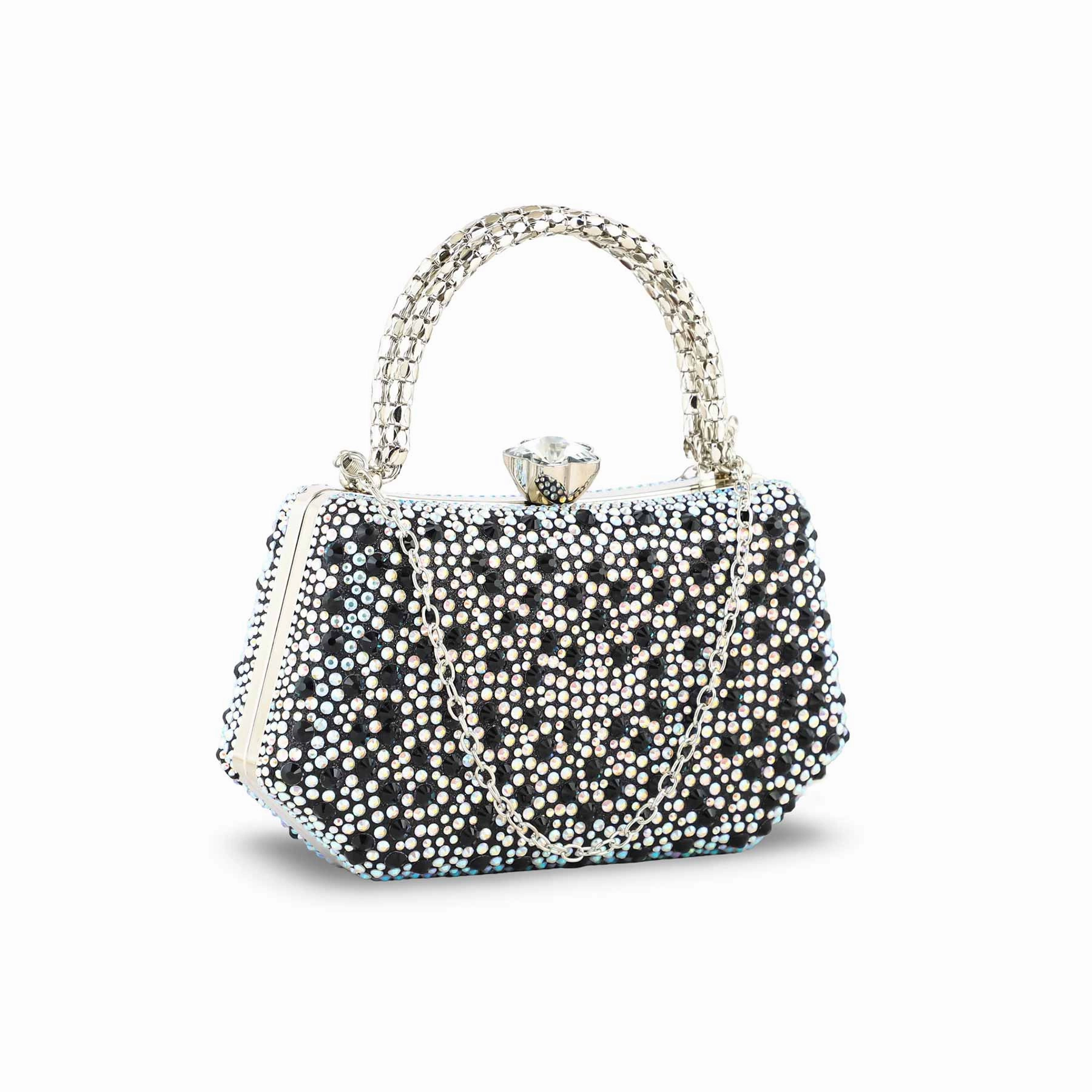 Black Women Fancy Clutch P24387