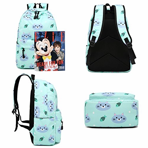 BLUBOON Backpack for School Girls Teens Bookbag Set Water Resistant Women Laptop Casual Daypack
