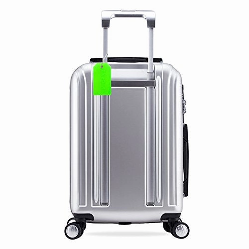 BlueCosto 2x Luggage Tags Suitcase Tag Bag Identifier ID Labels Office Travel Label - Green