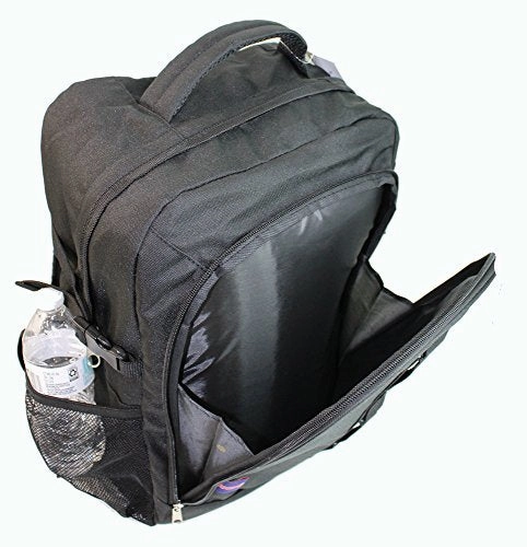 Boardingblue Personal Item Laptop Backpack For America, Spirit, Frontier Airlines (Black)