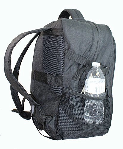 Boardingblue Personal Item Laptop Backpack For America, Spirit, Frontier Airlines (Black)
