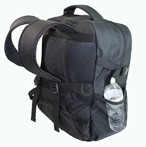 Boardingblue Personal Item Laptop Backpack For America, Spirit, Frontier Airlines (Black)
