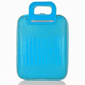 Bombata FG1111-22 Cocco Briefcase for 12 in. Laptop Siena by Fabio Guidoni - Turquoise