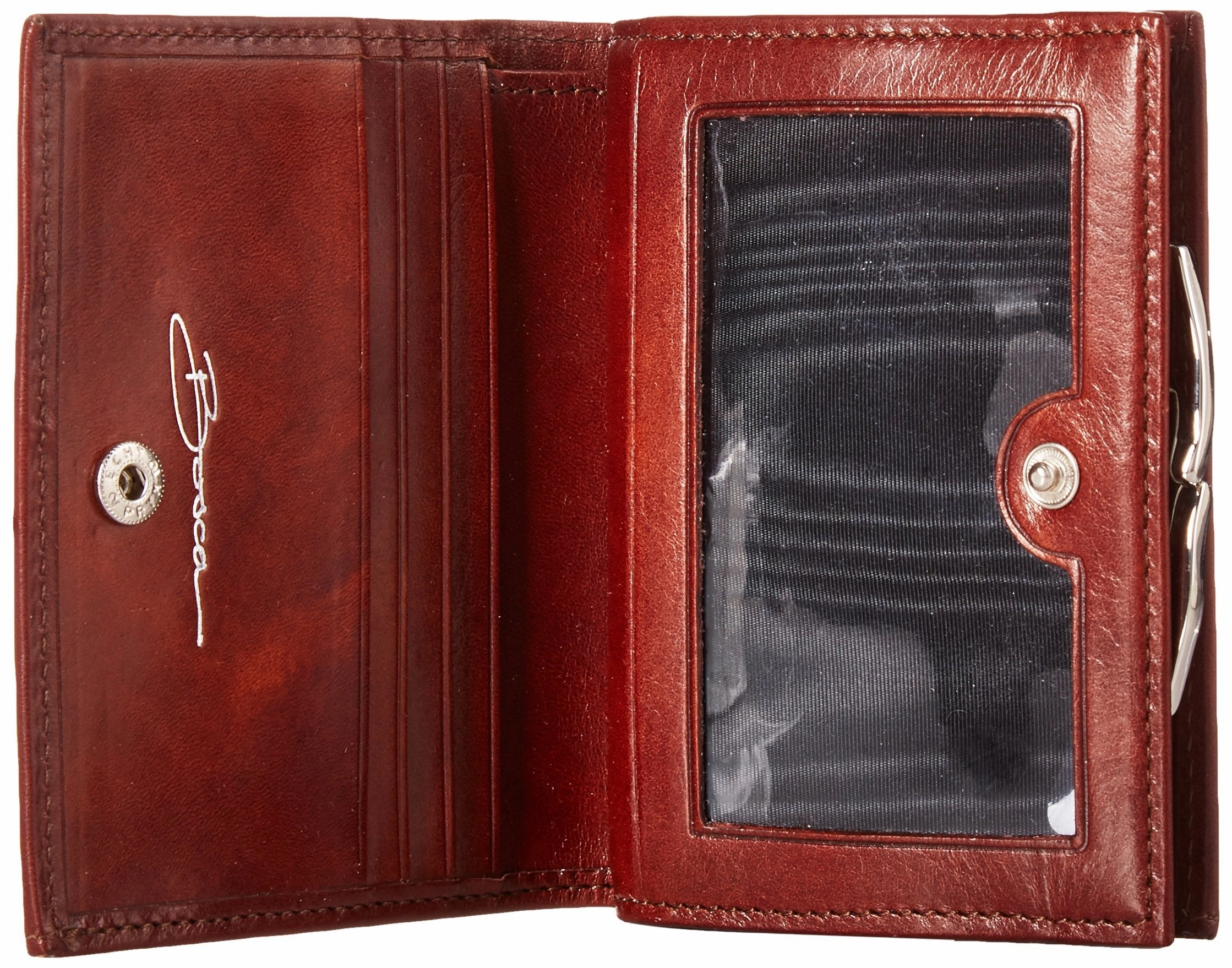 Bosca Old Leather Women's Petite French Purse