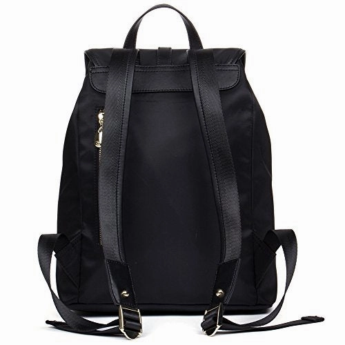Bostanten Waterproof Backpack Purse Laptop Travel Backpacks School Nylon Bag For Women Black