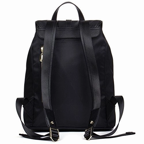 Bostanten Waterproof Backpack Purse Laptop Travel Backpacks School Nylon Bag For Women Black