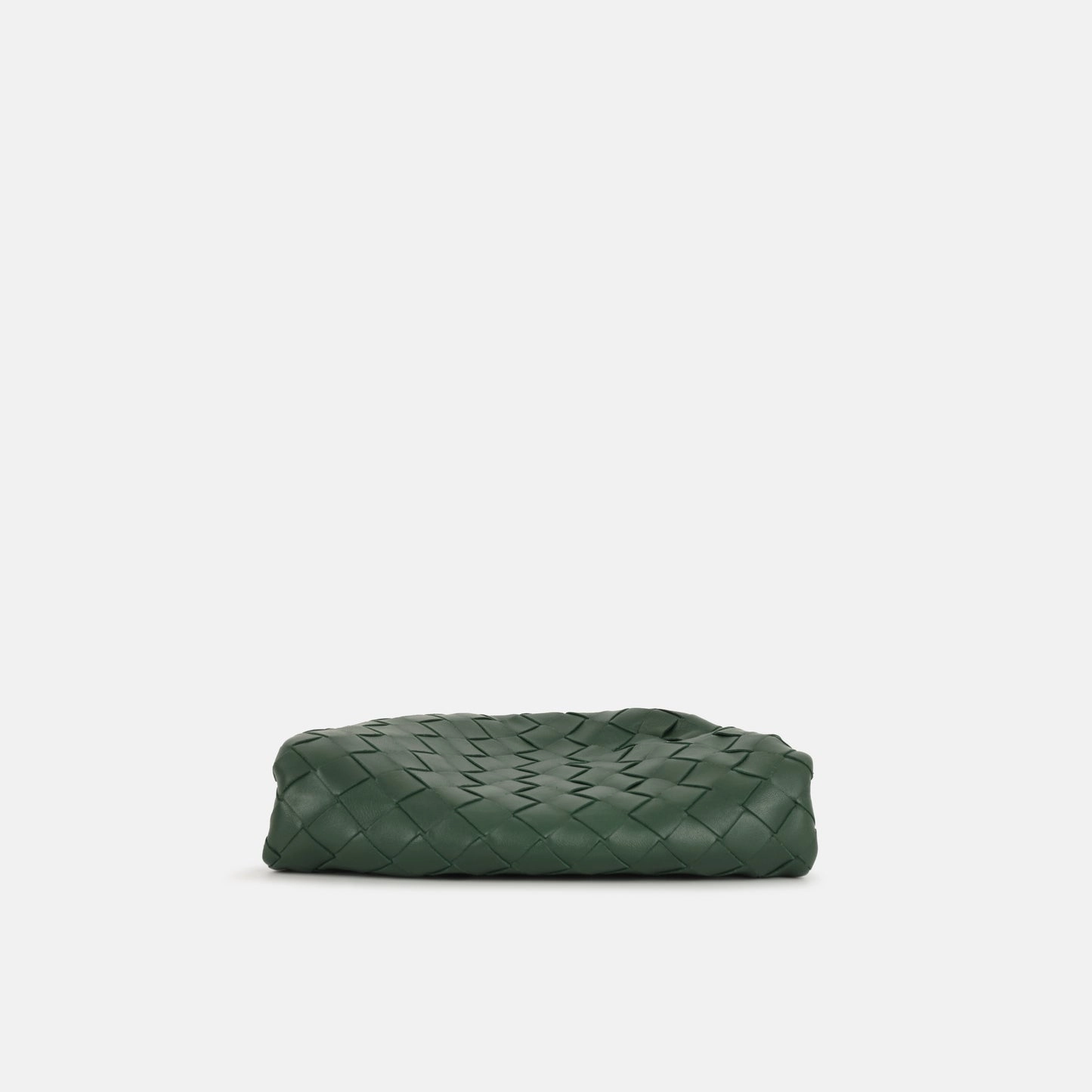 Bottega Veneta - Mini Pouch - Forest Green Intrecciato GHW - Pre-Loved
