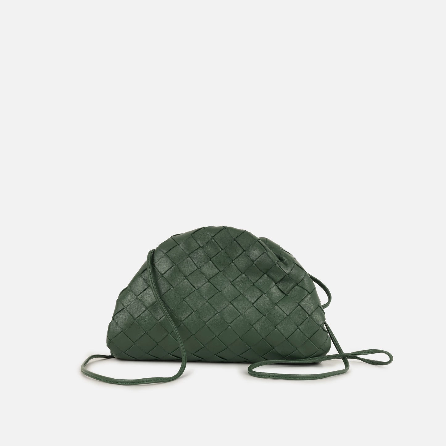 Bottega Veneta - Mini Pouch - Forest Green Intrecciato GHW - Pre-Loved