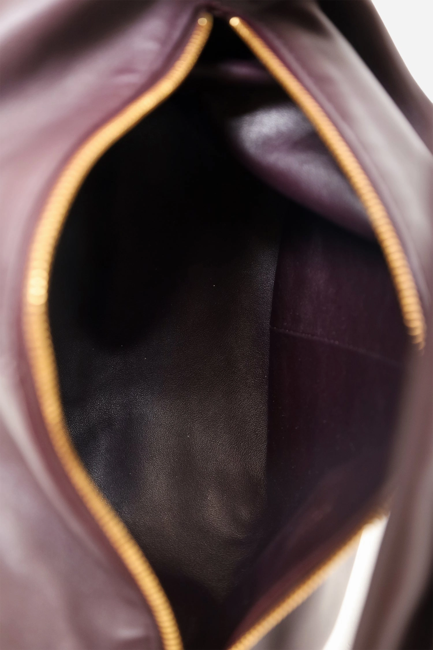 Bottega Veneta Burgundy Leather Double Knot Top Handle Bag