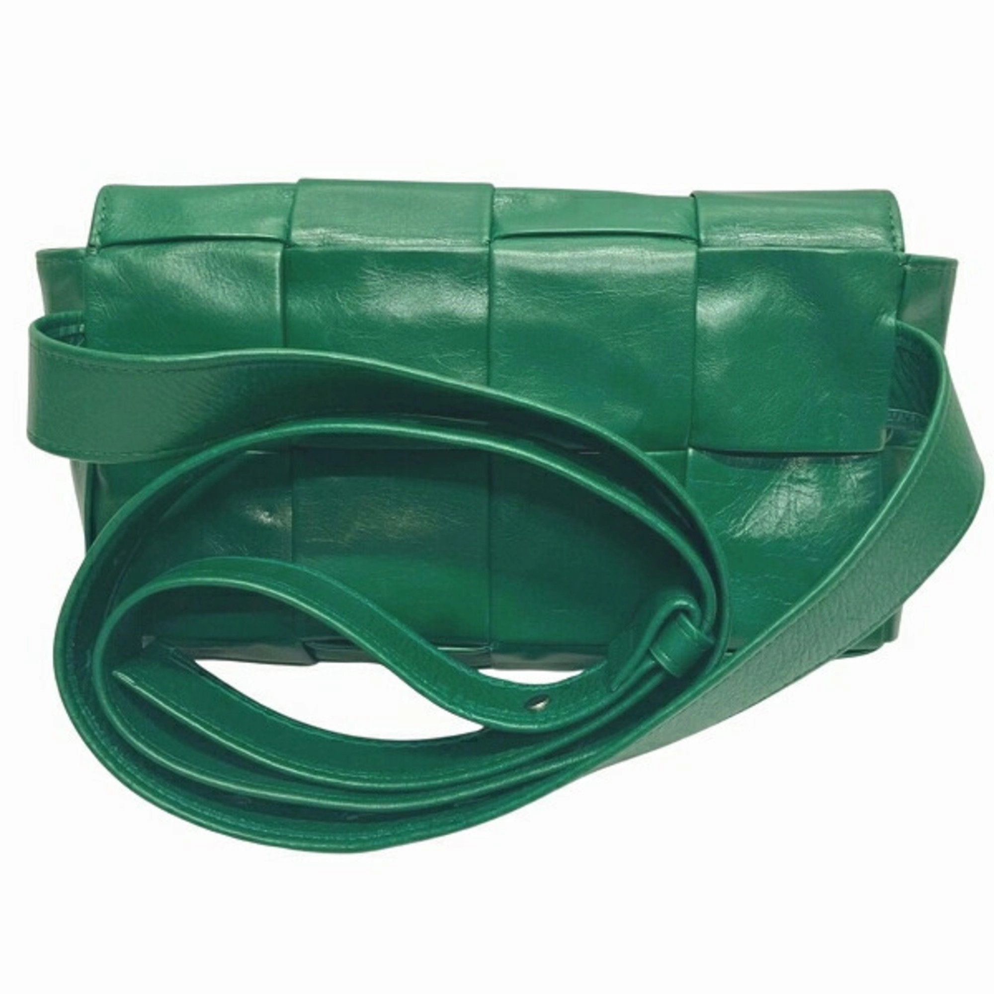 Bottega Veneta Cassette Leather Shoulder Bag (Pre-Owned)