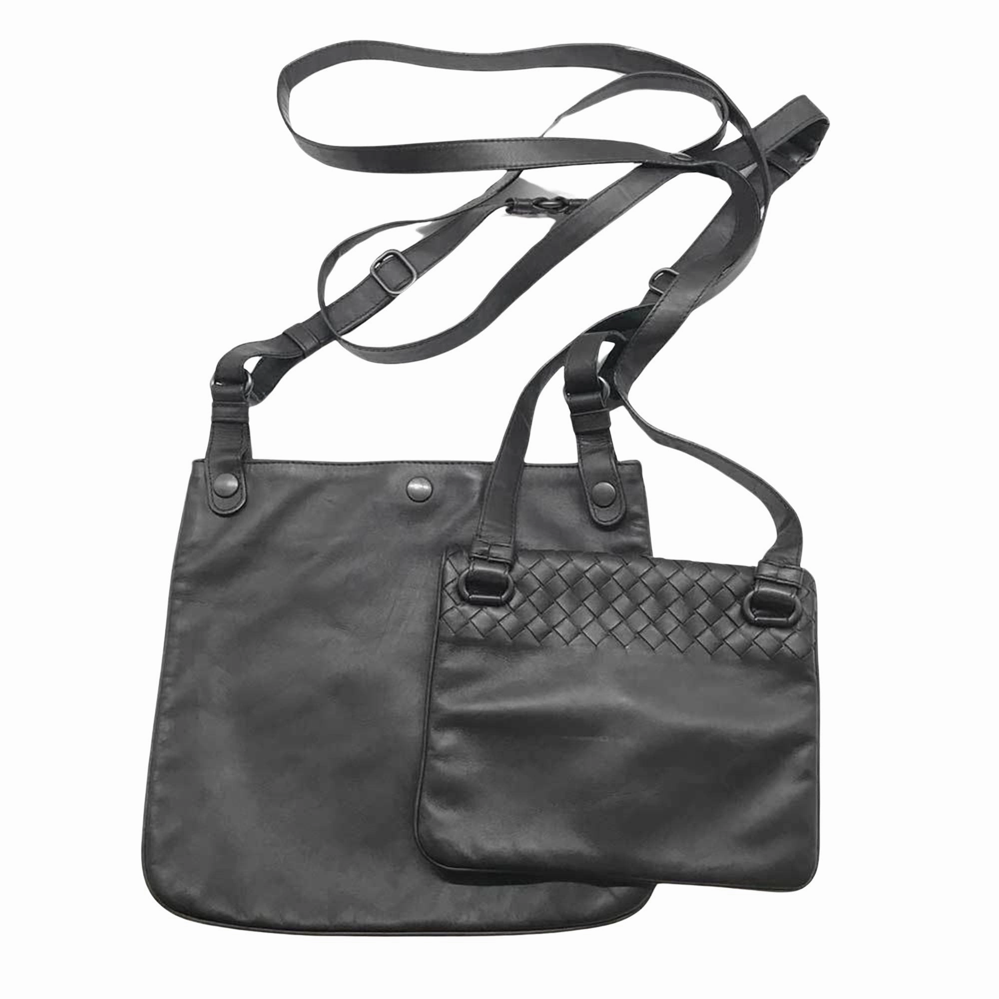 Bottega Veneta Intrecciato Leather Shopper Bag (Pre-Owned)